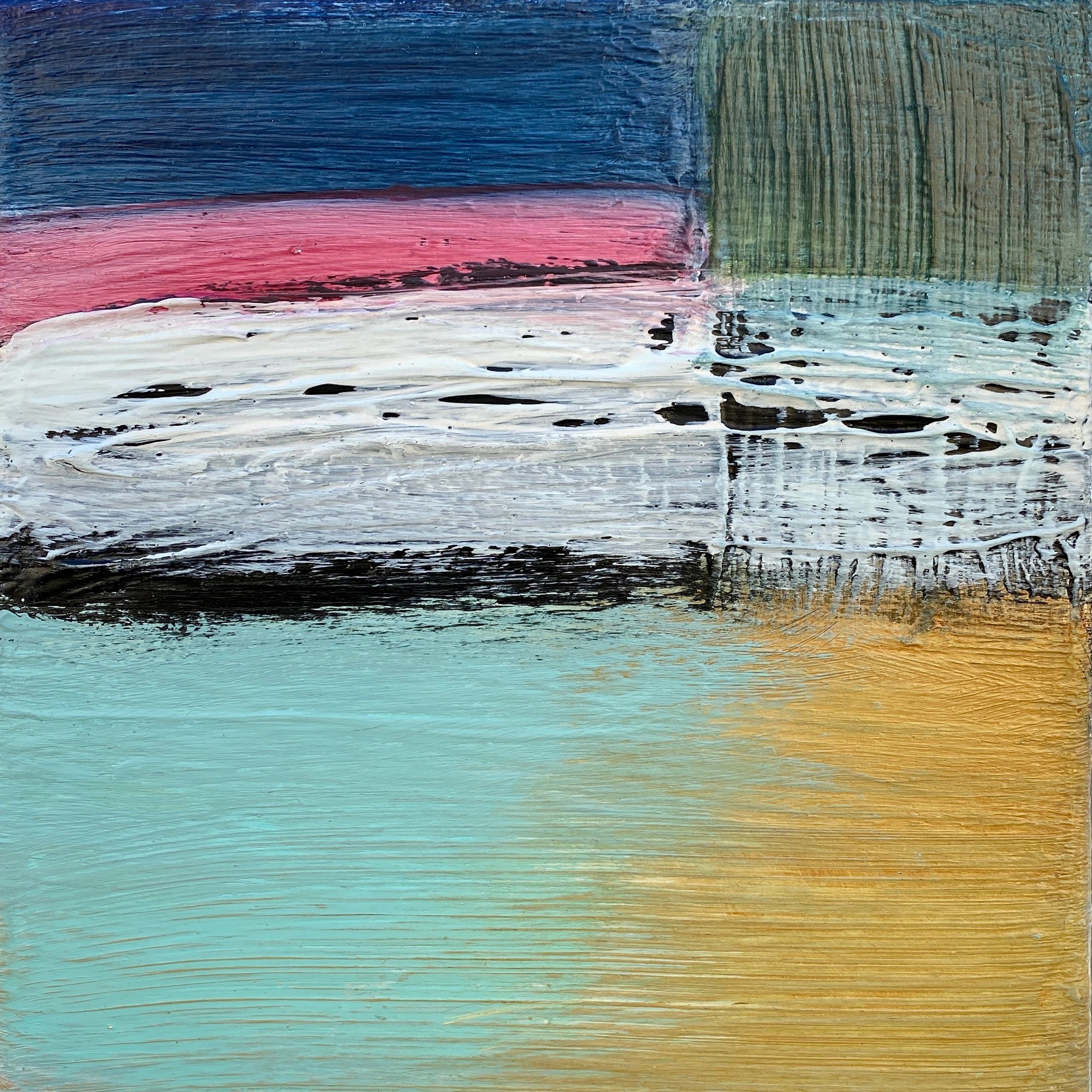 small colourful canvas painting