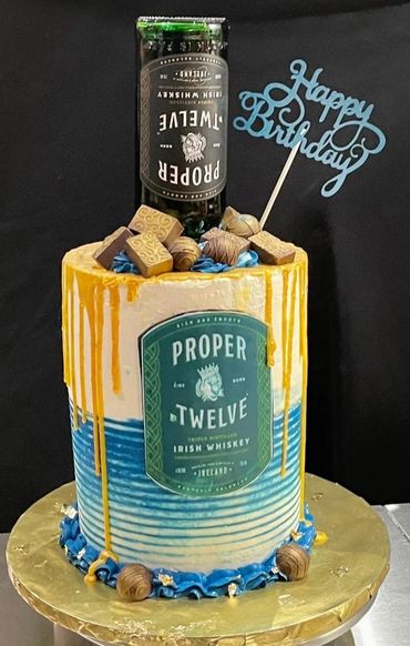 Custom Whisky Cake, Specialty Cake, Alcohol Cake, Cake Creation near me, Bakery in Ft Washington MD