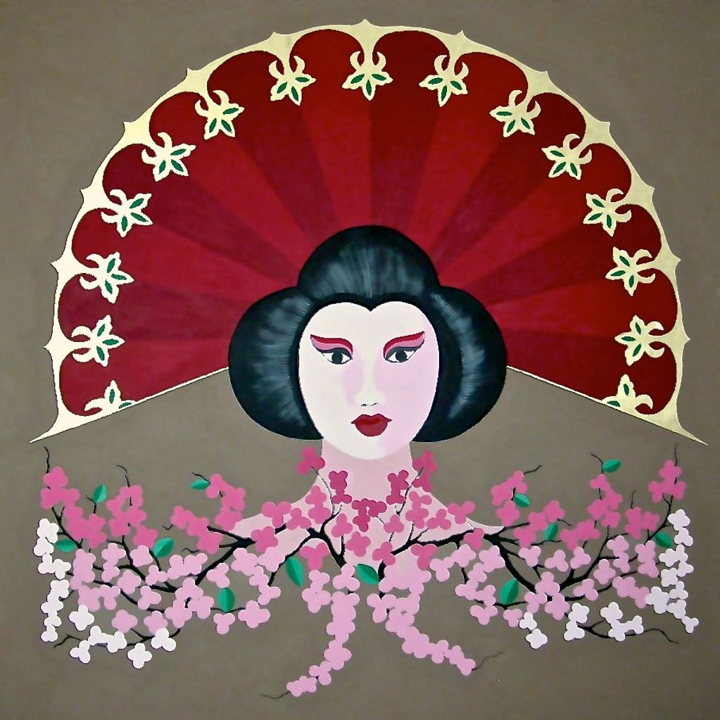 Sakura oil painting by Seth Randal