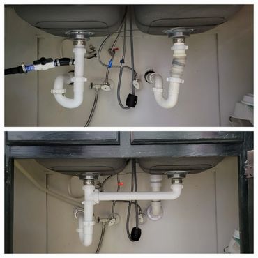 under sink plumbing repair