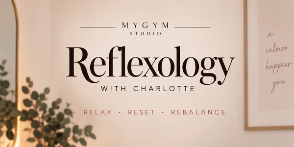 Reflexology session with Charlotte at MyGym Studio.