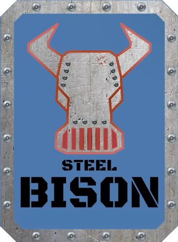 Steel bison logo