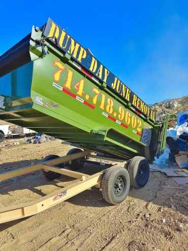12 yards dumpster trailer we deliver you load we haul!