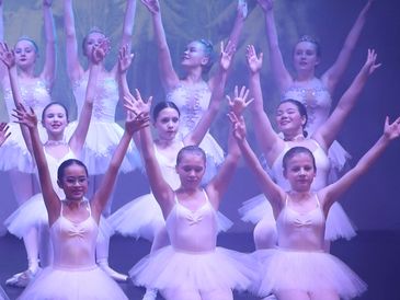 Ballet dancing in an annual show