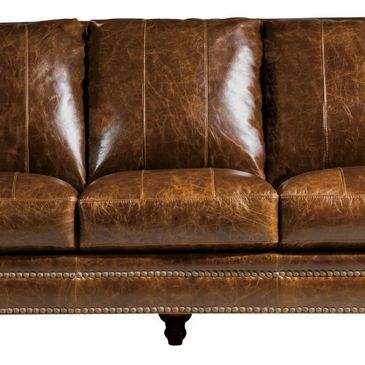 Leather sofas are low maintenance