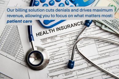 Medical billing solution emphasizing patient care.
