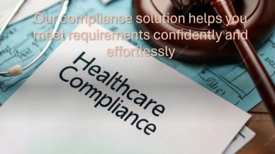 Healthcare compliance with legal elements.