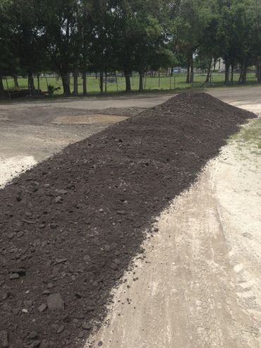 crushed asphalt for parking lot