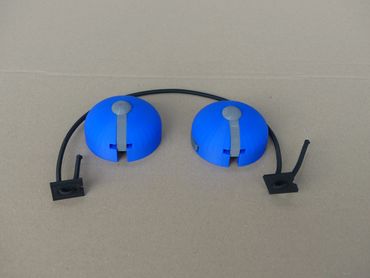 Baugruppen des Folienabrollers Folien-Schreck