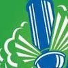 Logo made in green and blue combo