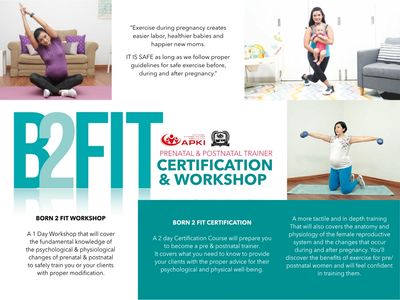 A  Certification Course will prepare you to become a pre & postnatal trainer.

