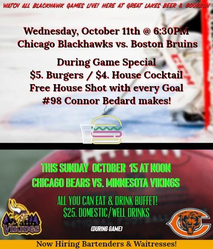 Chicago Bears: Watch party - Tavern On Lagrange