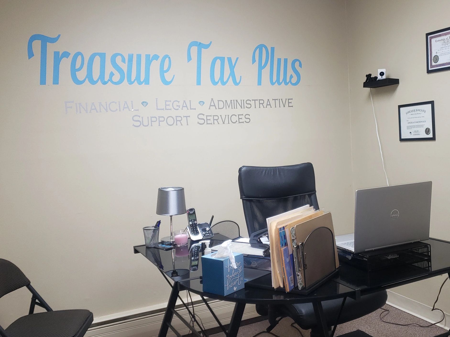 Treasure Tax Plus offices in Michigan.
