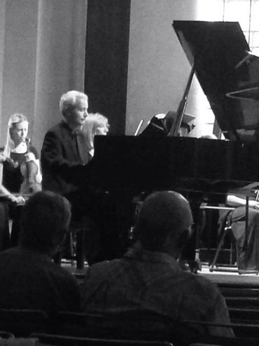 Performing the Beethoven Choral Fantasia with London Orpheus Choir and Kent Sinfonia.