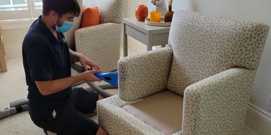 Upholstery Cleaning Gresham Oregon. Fine fabric cleaning. 