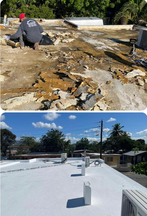 Trabajos antes y después