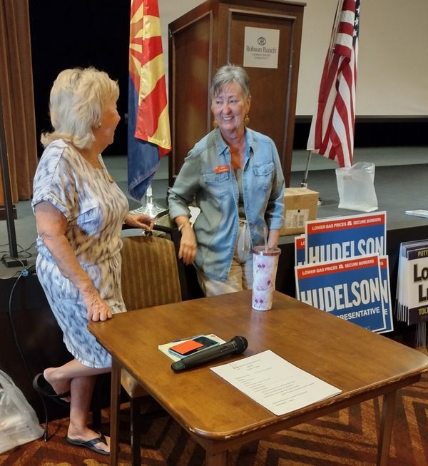 Bernice Cano and Ceil Levatino