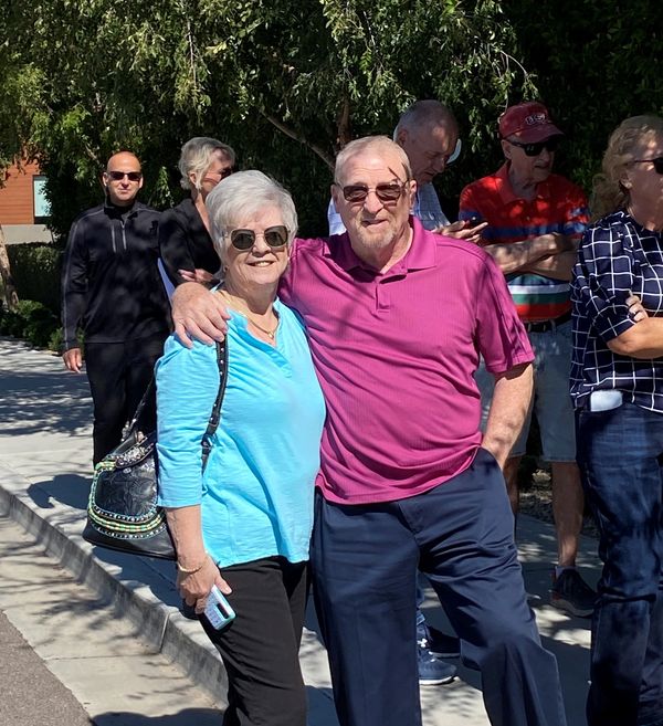 Donna and Art Boren outside Hannity Town Hall
