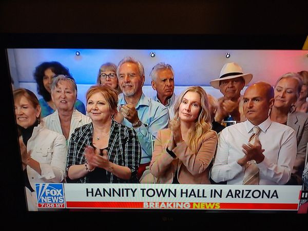 Partial audience at Hannity Town Hall