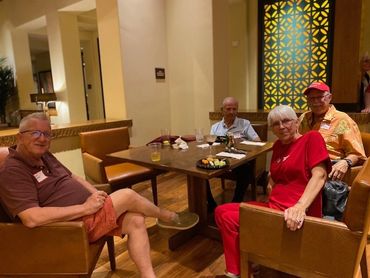 Members in the coffee bar