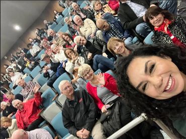 Photo bombed by Teresa Martinez