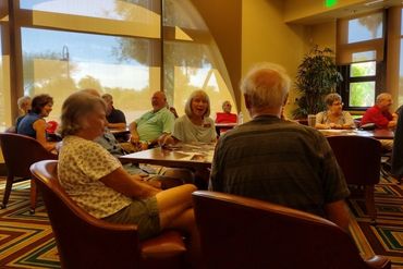 Members at the July meeting of RRAZRC