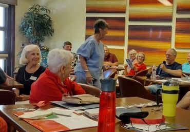 Members at the July meeting of RRAZRC