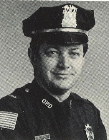 Sgt. Wayne Coston, Oneida Police Department, who received Chief Reilly's radio call.