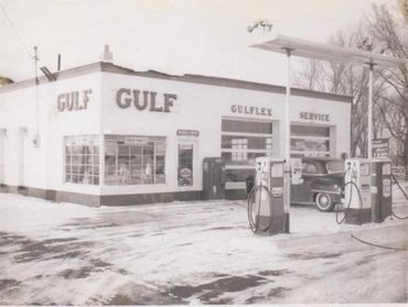 Finn's Gulf Station on Route 5 in Canastota, NY where Paul DiGeroge was held up at gunpoint