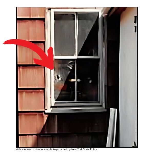 Window from which shots were fired; Photo: NYSP