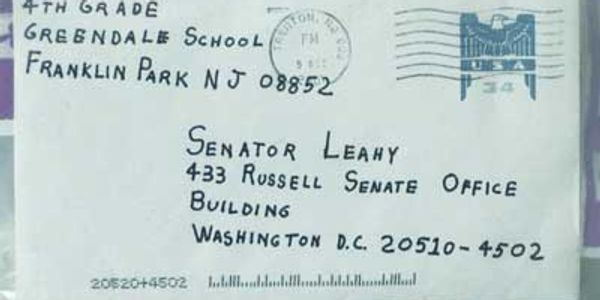 Letter to Sen. Leahy office; FBI