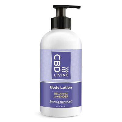 CBD moisturizing body lotion, lavender scent, 300mg of CBD. Sold at Panther Canna Burleson