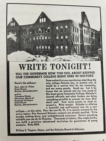 A copy of the "Write Tonight!" ad