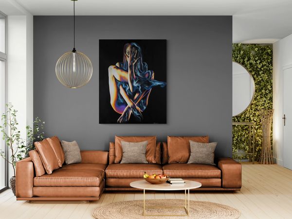 ShapeShifter, oil on canvas, 48" x 60" Available, By mel fiorentino