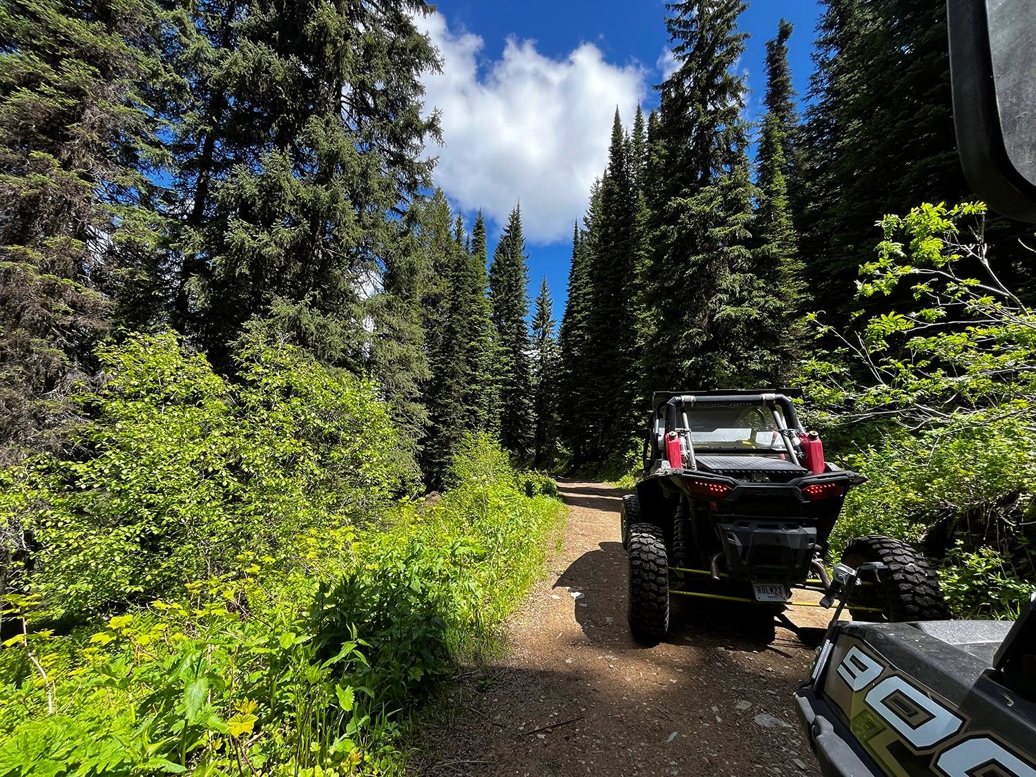 Riding the trails at River To Rails Jamboree