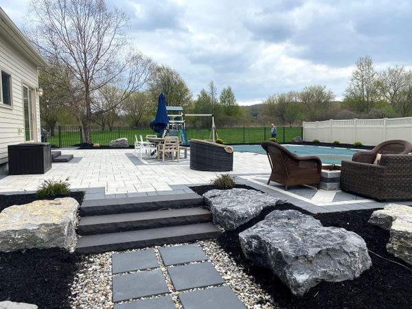 Patio installation