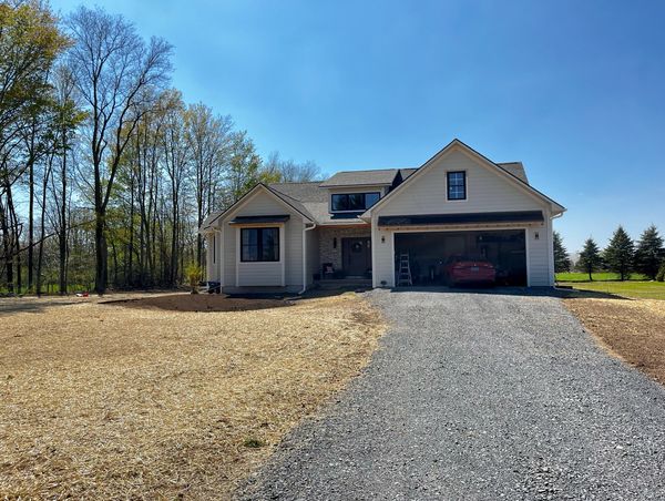 Landscape installation at a brand new house