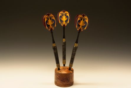 Wood dart set