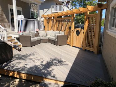 outdoor pergola, deck seating, backyard renovation, patio inspiration, modern pergola ideas, home ex