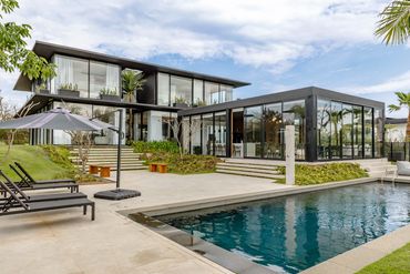 Fotografia de fachada de casa residencial