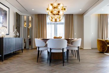 Fotografia de sala de jantar moderna