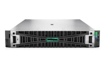 Front view of a server rack unit with LED indicators.