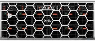 Dell keyboard with a hexagonal grid overlay.