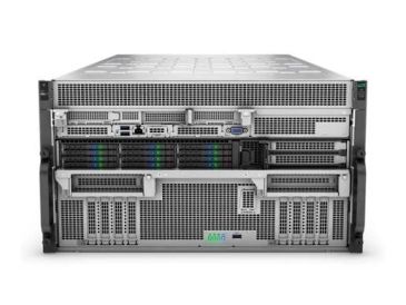 Front view of a server rack unit.