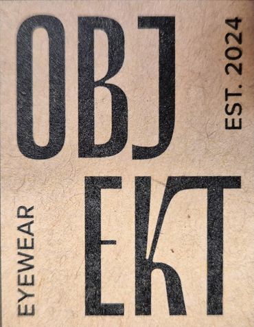 Objekt Eyewear brand by Chris Savage logo
