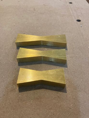 cnc machined brass butterflies