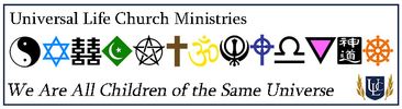 universal life church ministries and a minister and weddings