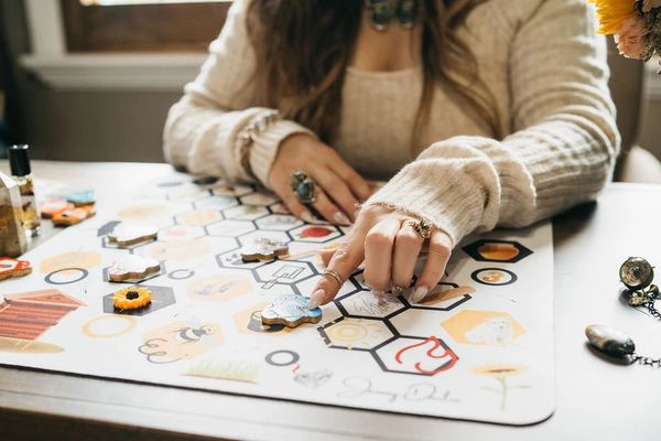 tarot and oracle readings with charms runes lenormand intuition client reading