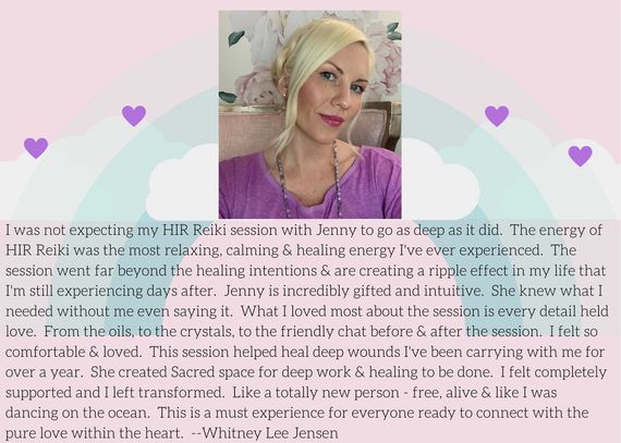 testimonies about hir reiki and the energy to calm and heal deep wounds and traumas