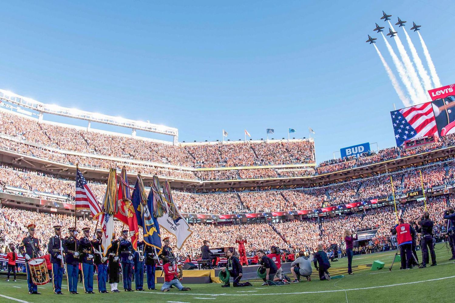 Our Bud Light sign at Super Bowl 50!